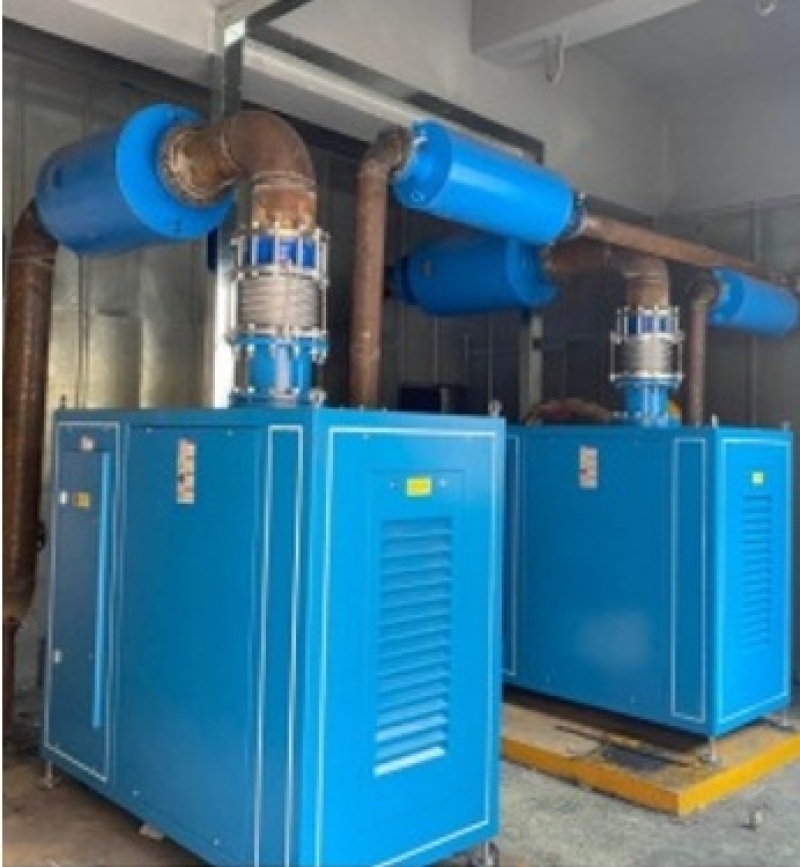 Air-Suspension Centrifugal Blower for Polluted Flue-Gas Treatment